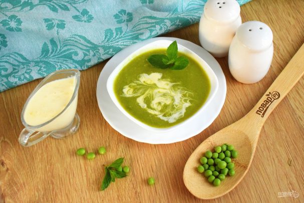 Суп из зеленого гороха
