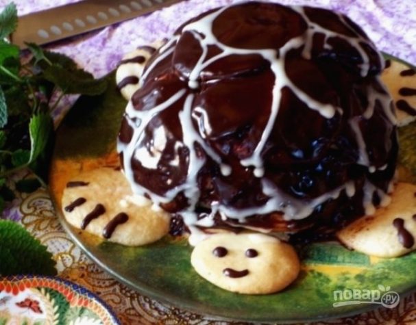 Торт черепаха со сметанным кремом и сгущенкой пошаговый рецепт с фото