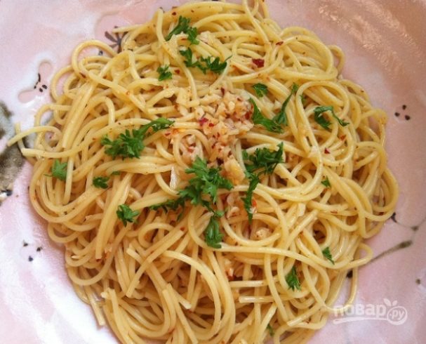 Острые спагетти