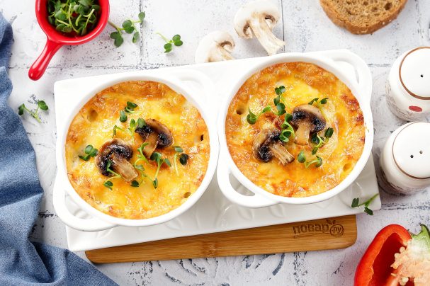 Жульен с грибами в аэрогриле