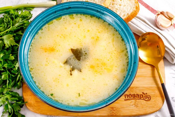 Сырный суп без блендера