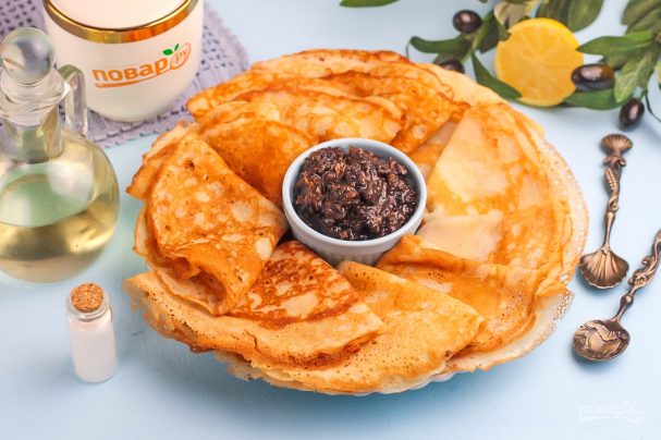 Блины дрожжевые на молоке