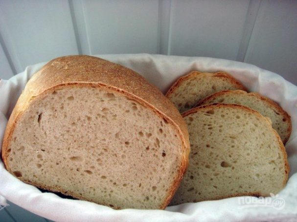 Домашний хлеб на опаре без дрожжей