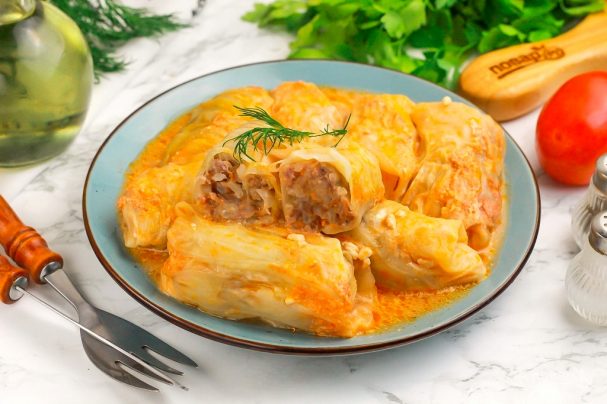 Голубцы в микроволновке