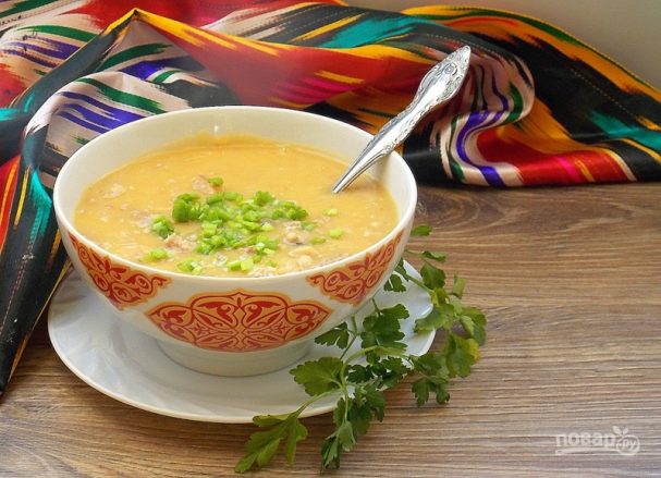 Гороховый суп-пюре туркменский