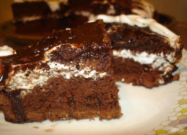 Торт "Шоколад на кипятке"