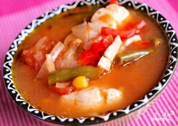Рыбный суп из тилапии