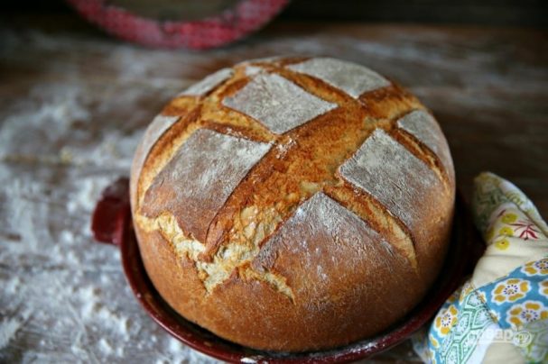Хлеб дрожжевой (самый простой рецепт) 