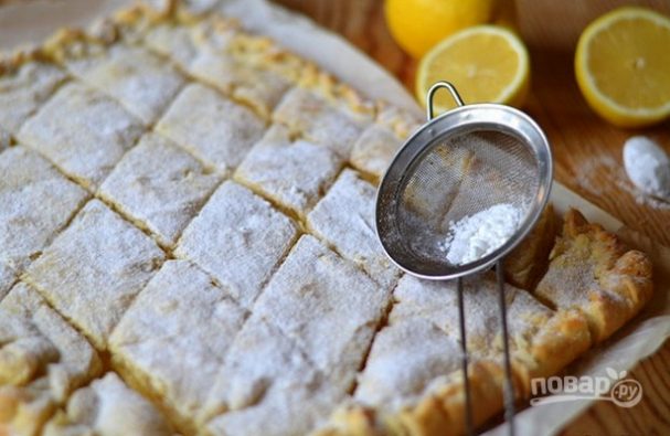 Рецепты Пирогов С Лимоном С Фото