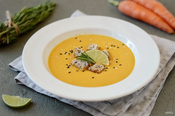 Холодный морковный суп