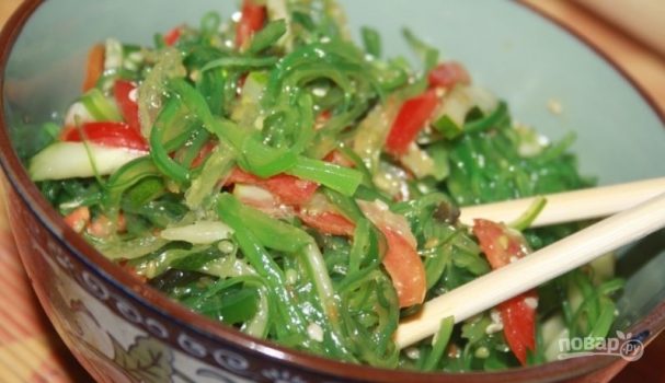 Салат из водорослей чука