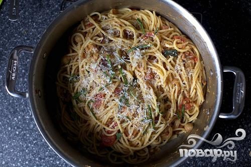 Спагетти с бараньим горохом