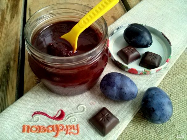 Слива в шоколаде на зиму - пошаговый рецепт с фото на Повар.ру