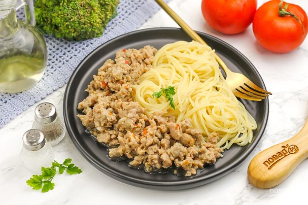 Фарш в микроволновке