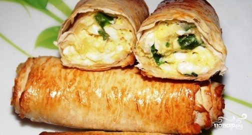 Лаваш с яйцом и зеленью - пошаговый рецепт с фото на Повар.ру