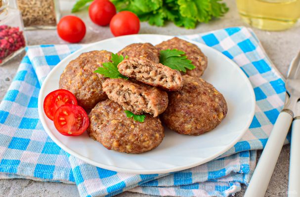 Говяжьи котлеты в духовке Говяжьи котлеты в духовке