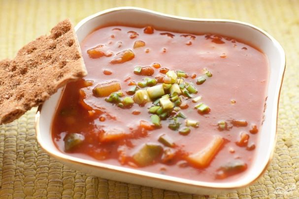 Чечевичный томатный суп