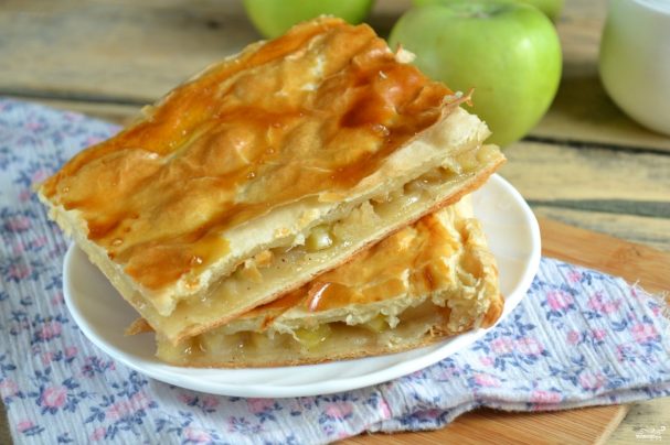 Простой яблочный пирог