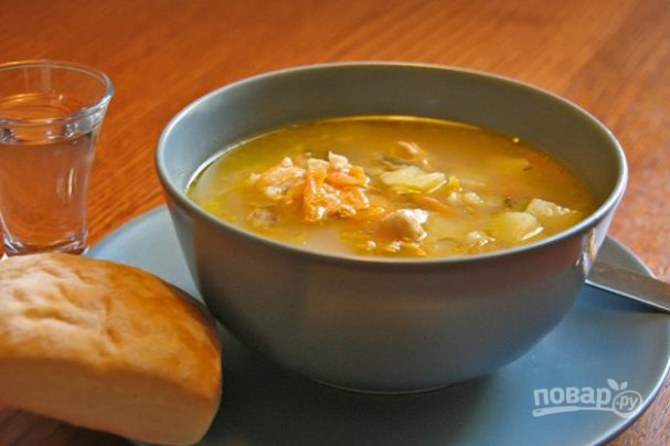 Рецепт суп из семги с сыром рецепт с фото