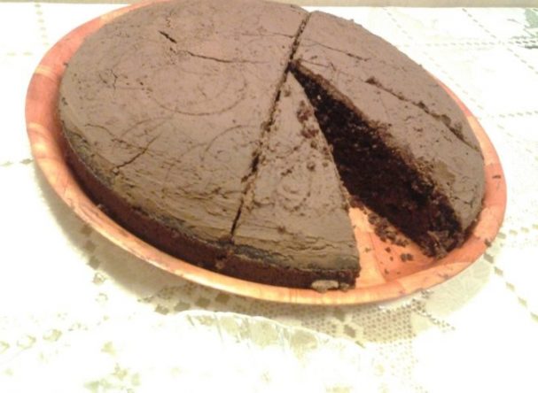 Шоколадный пирог с заварным тестом