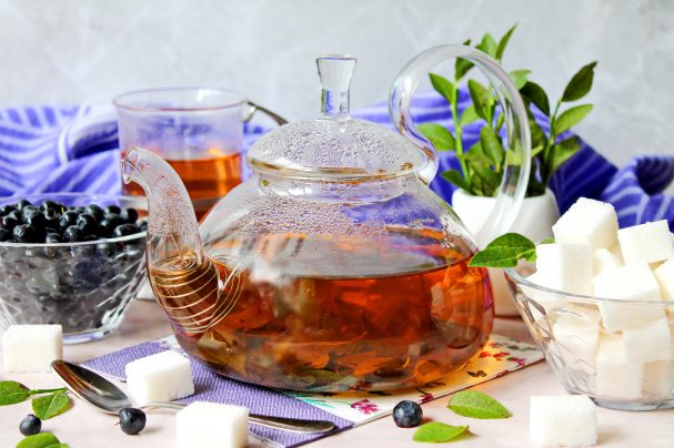 Чай из листьев черники