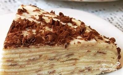 Французский блинный торт Крепвиль