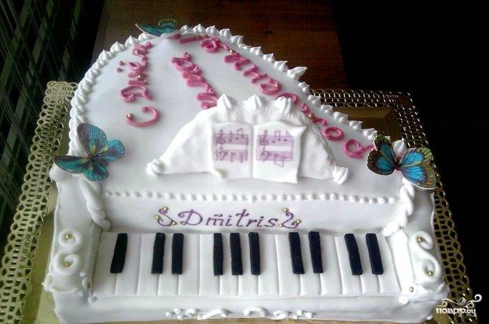 Торт "Пианино"