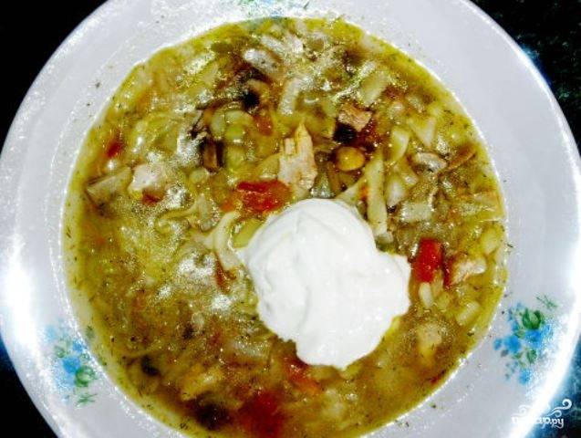 Суп с грибами и домашней лапшой рецепт – Европейская кухня: Супы. «Еда»