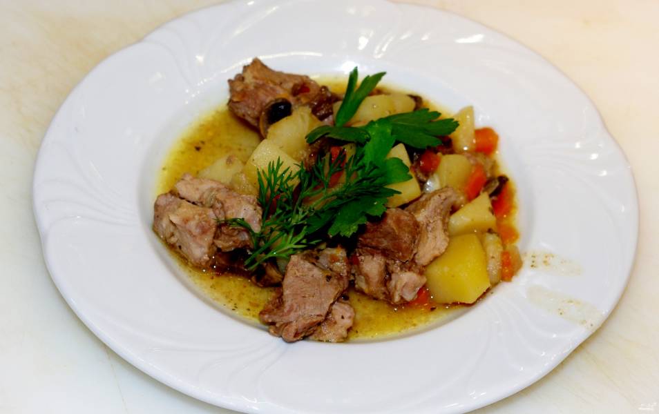 Жаркое из свинины и картофеля рецепт – Украинская кухня: Основные блюда. «Еда»