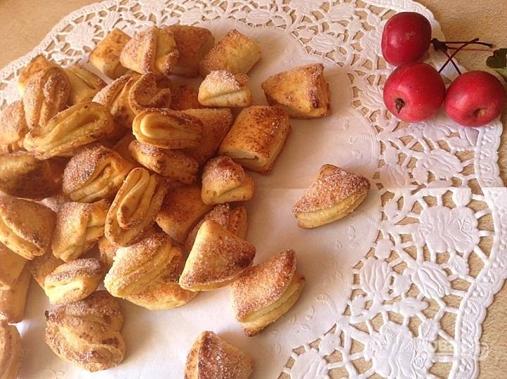 Творожное печенье «Гусиные лапки» — простой и аппетитный рецепт
