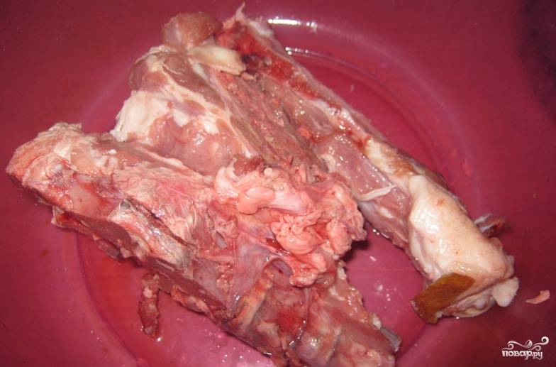 Суп на свиной косточке - оригинальный рецепт с пошаговыми фото