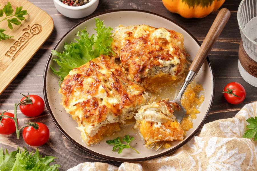 Куриная грудка с тыквой