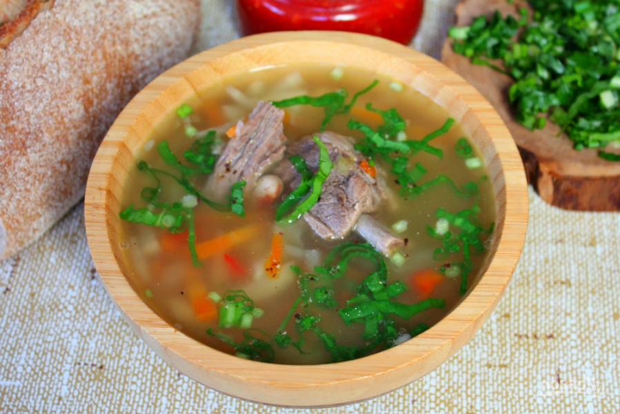 Горохово-фасолевый суп