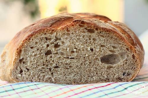 Хлеб бездрожжевой по-деревенски - рецепт автора Мария Горлова