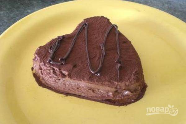 Шоколадный десерт "Маркиза" на 14 февраля