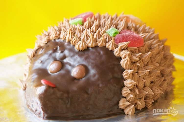 Шоколадный торт ребенку на день рождения