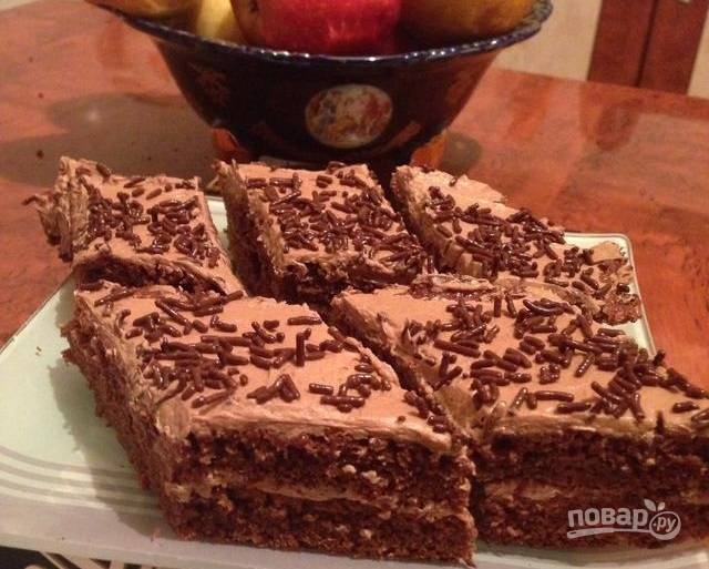 Классический шоколадный торт Прага