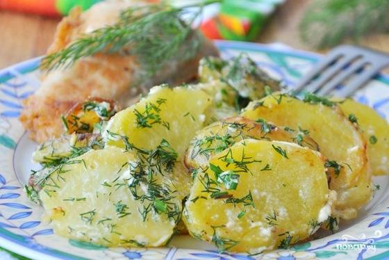 Картофель, тушеный в сливках - рецепт блюда из овощей
