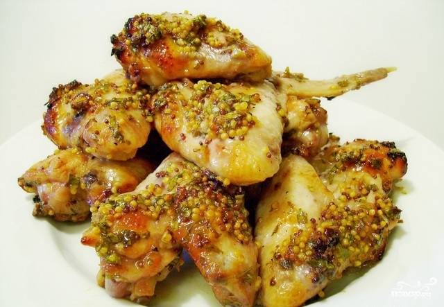 Крылышки в духовке в соево-медово-горчичном маринаде - пошаговый рецепт с фото на Готовим дома