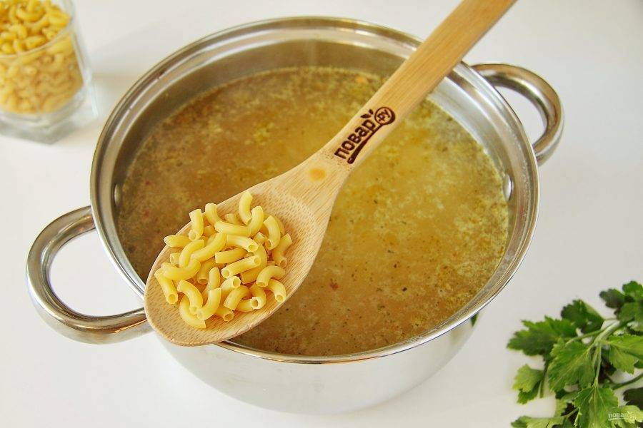 Простой суп с макаронами и картошкой без мяса – рецепт с фото
