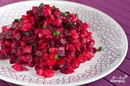 Винегрет с фасолью