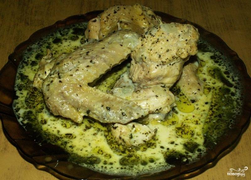Шкмерули (чкмерули) - курица в молоке по-грузински. Рецепт с фото