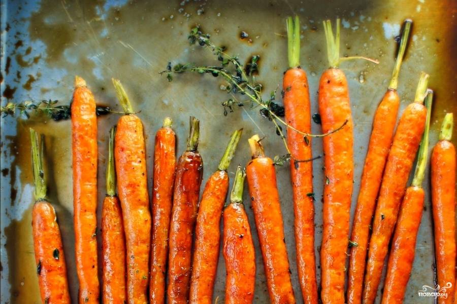 Морковь в духовке