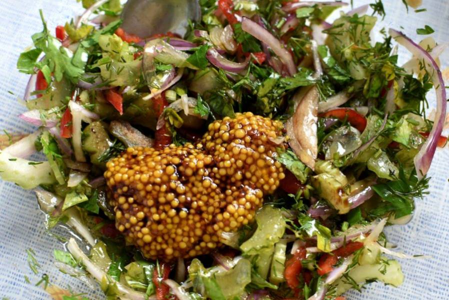 Мексиканский салат с говядиной — рецепт с фото