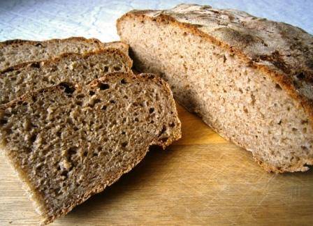 Бездрожжевой хлеб в хлебопечке на закваске