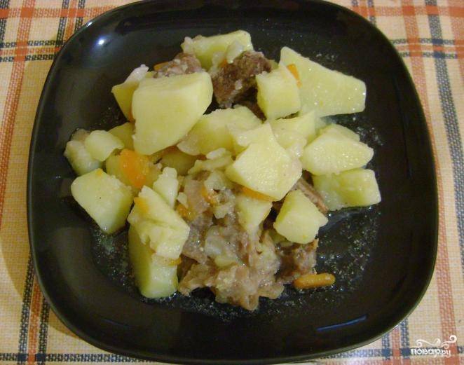 Картофель с фаршем в сметане из мультиварки - простой и вкусный рецепт с пошаговыми фото