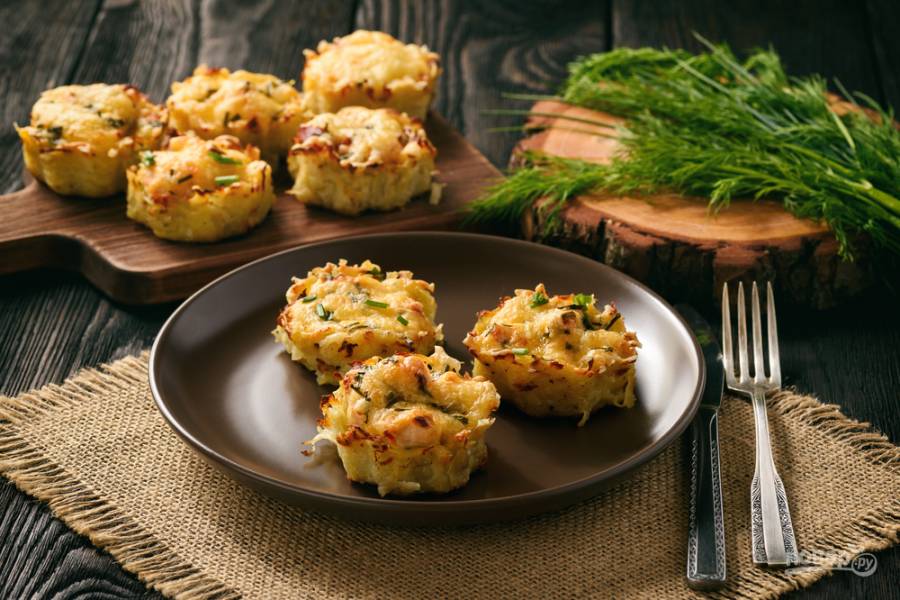 Бюджетная закуска из картошки