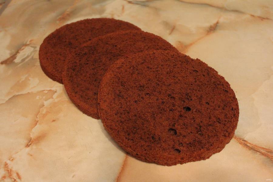 Очень чёрный шоколадный бисквит