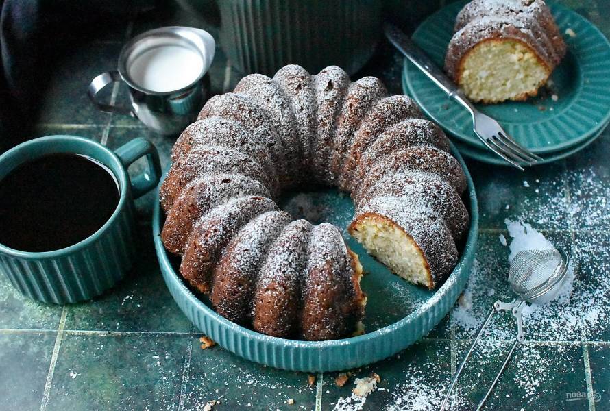 Домашний кекс с творогом