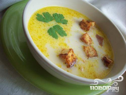 Вкусный сырный куриный суп с плавленым сыром, пошаговый рецепт с фото